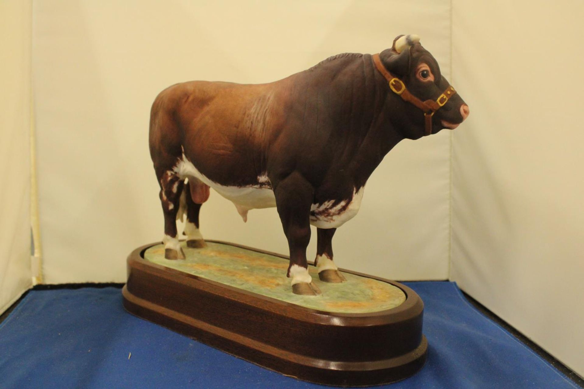 A ROYAL WORCESTER MODEL OF A DAIRY SHORTHORN BULL MODELLED BY DORIS LINDNER PRODUCED IN A LIMITED - Bild 4 aus 5