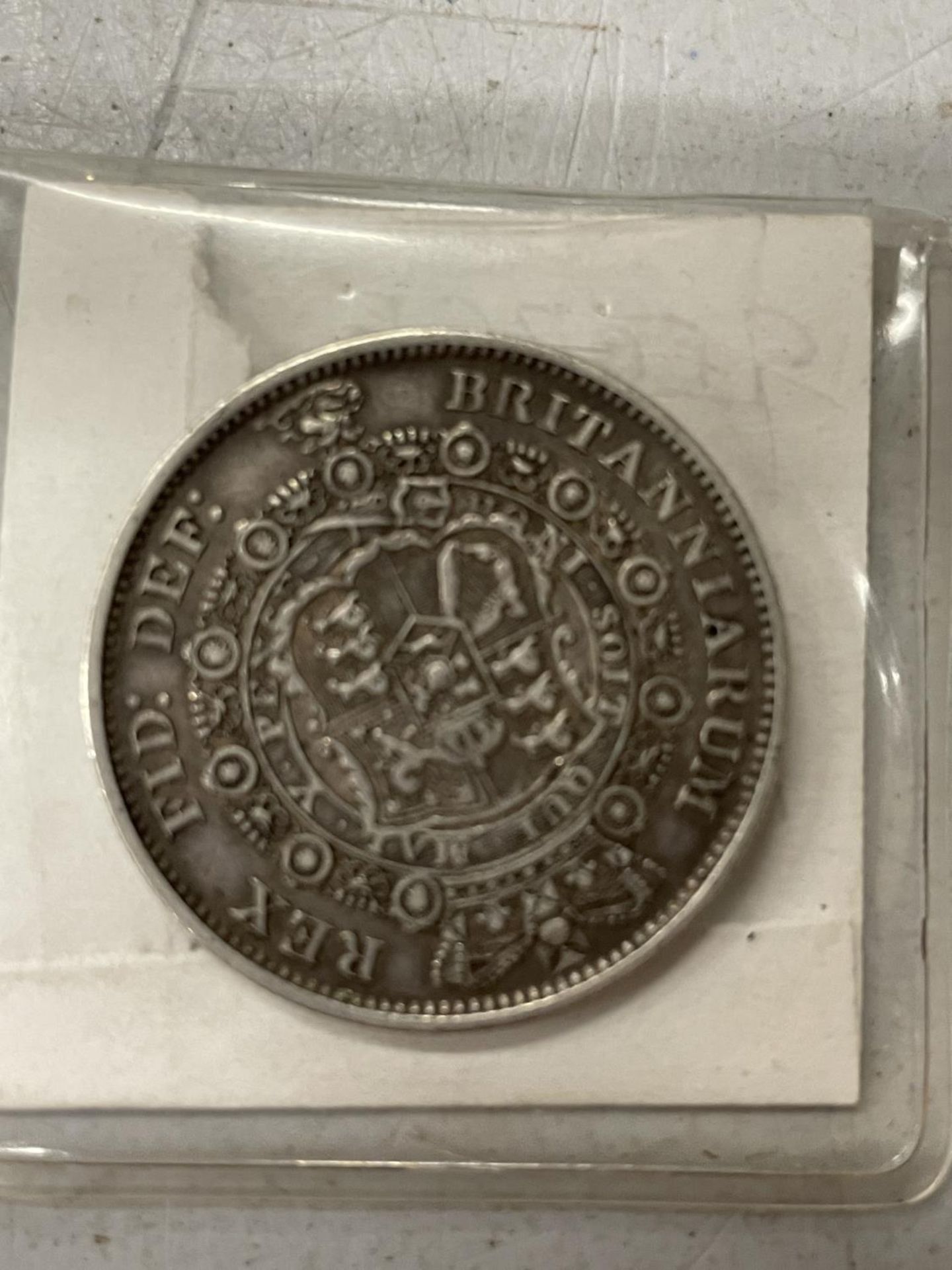 AN 1817 HALF CROWN F/VF