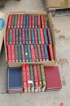 A LARGE ASSORTMENT OF VINTAGE HARDBACK BOOKS