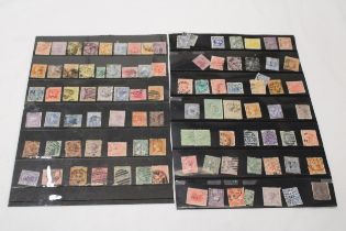 A COLLECTION OF VICTORIAN STATE STAMPS (2 PAGES)