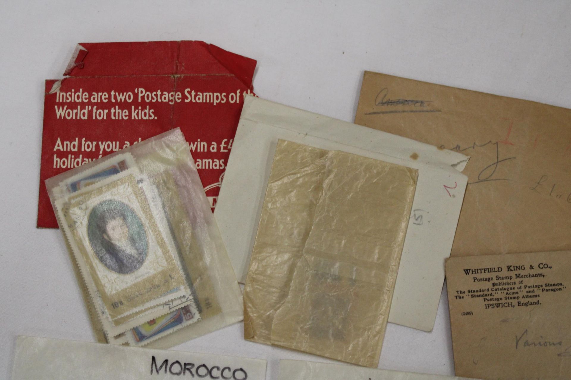 A QUANTITY OF LOOSE STAMPS IN PACKETS FROM AROUND THE WORLD - Image 5 of 5