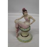 A LIMITED EDITIONM PEGGY DAVIS 'DANIELLE' FIGURINE (SIGNED IN GOLD)