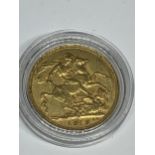 AN 1918 GOLD SOVEREIGN GEORGE V PERTH MINT