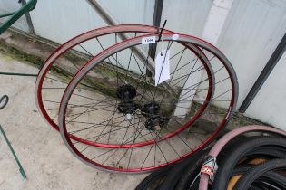 A PAIR OF AMBROSIA TRACK WHEELS