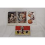 FOUR BONZO THE DOG POSTCARDS