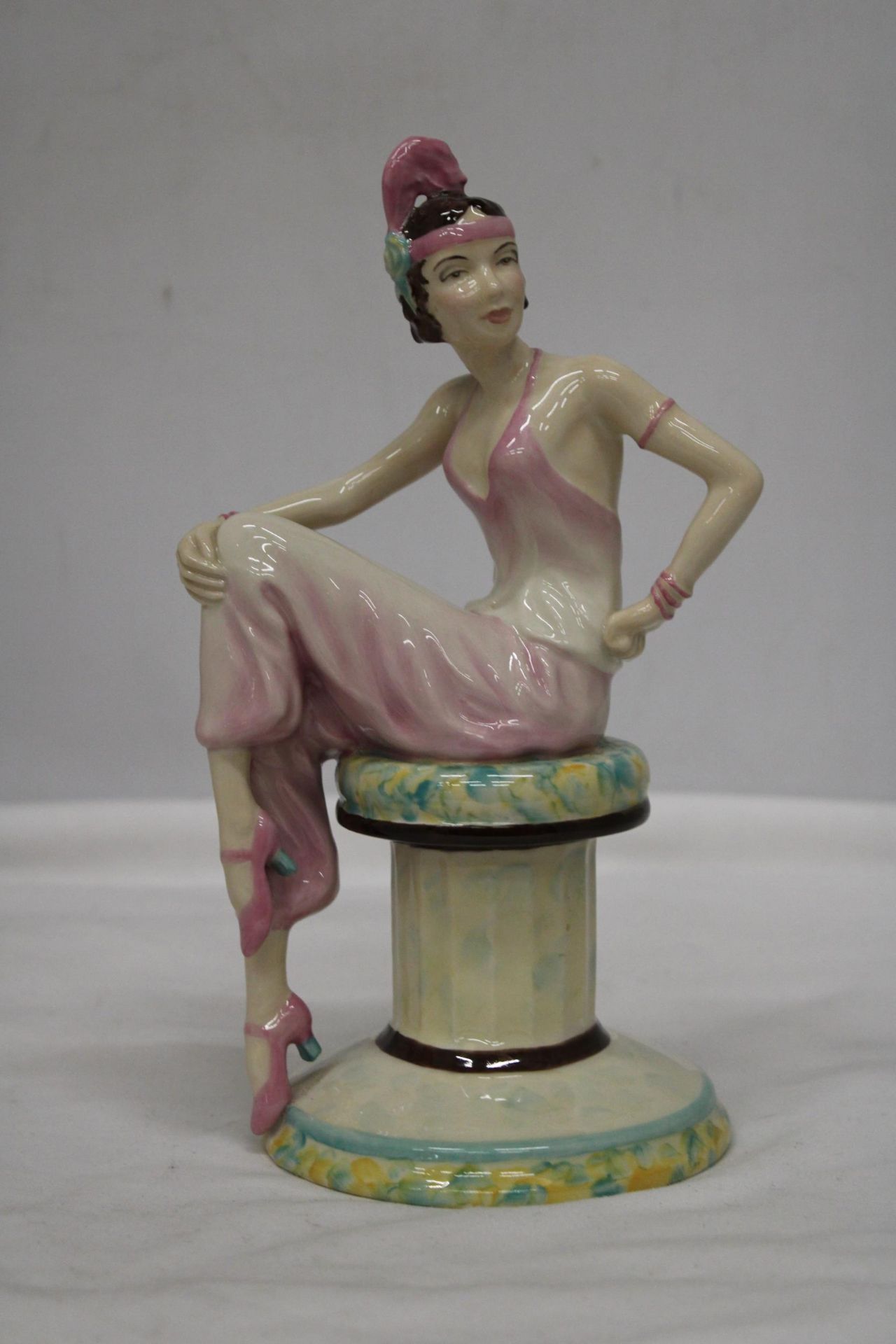 A LIMITED EDITIONM PEGGY DAVIS 'DANIELLE' FIGURINE (SIGNED IN GOLD) - Image 2 of 5