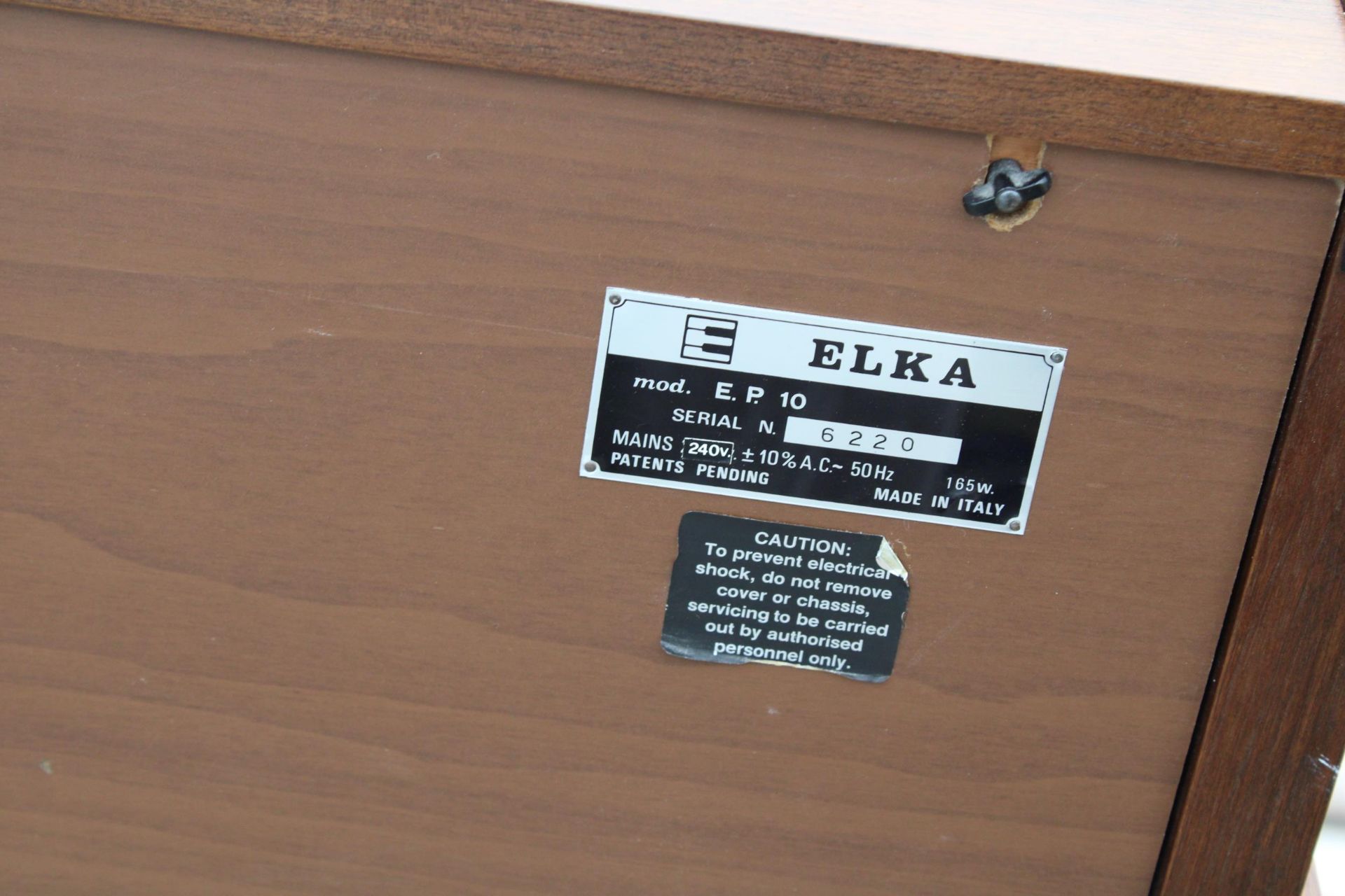 AN ELKA ELECTRIC ORGAN AND STOOL - Image 9 of 9