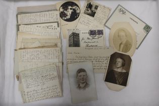 A COLLECTION OF VINTAGE PHOTOS, POSTCARDS, LETTERS, ETC FROM A GERMAN FAMILY, 1922-1937