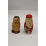 A RUSSIAN NESTING DOLL AND FATHER CHRISTMAS