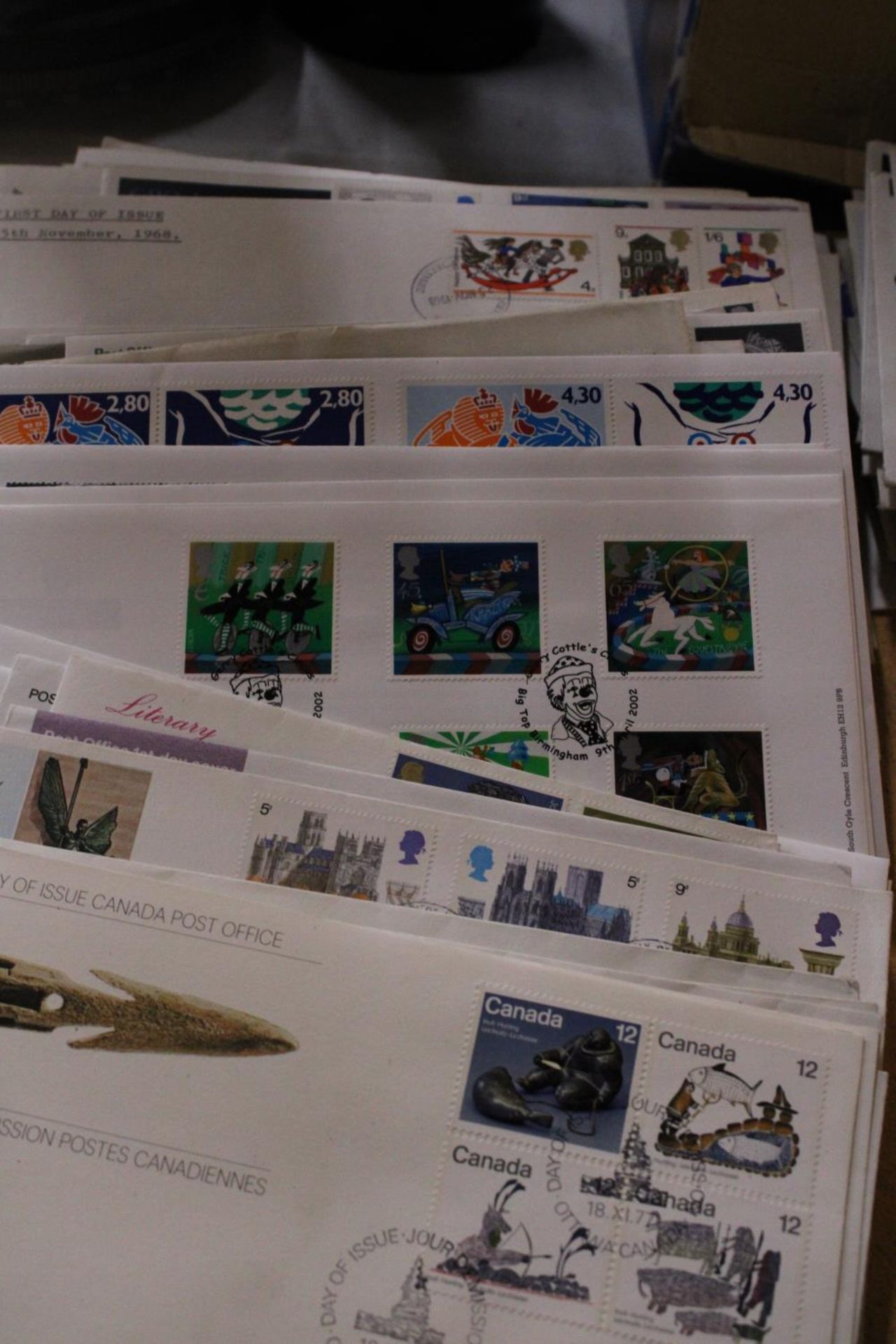 ONE HUNDRED FIRST DAY COVERS FROM BRITAIN AND THE COMMONWEALTH - Image 4 of 6