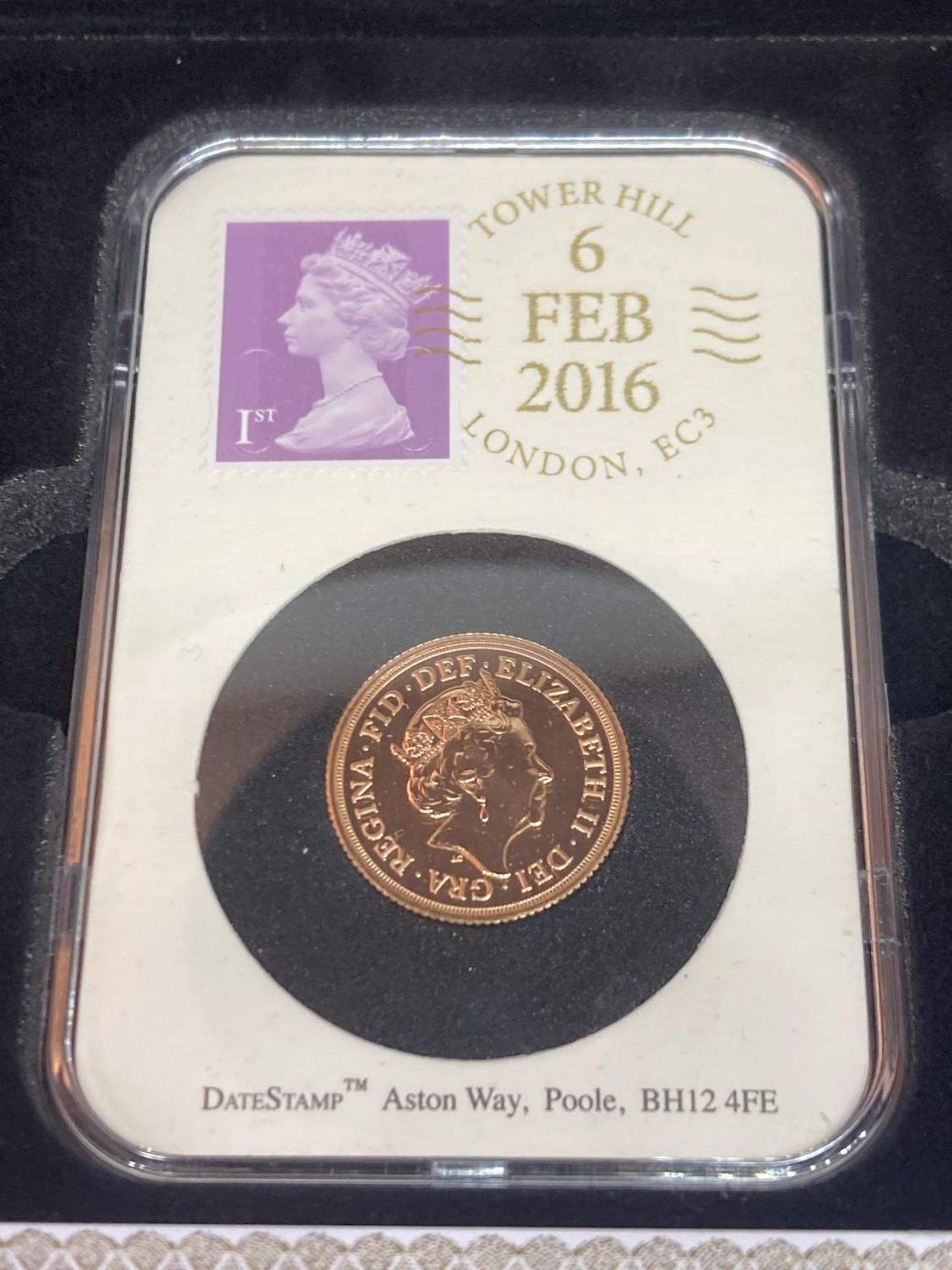 A 2016 LONG TO REIGN OVER US DATESTAMP UK GOLD SOVEREIGN - Bild 2 aus 6