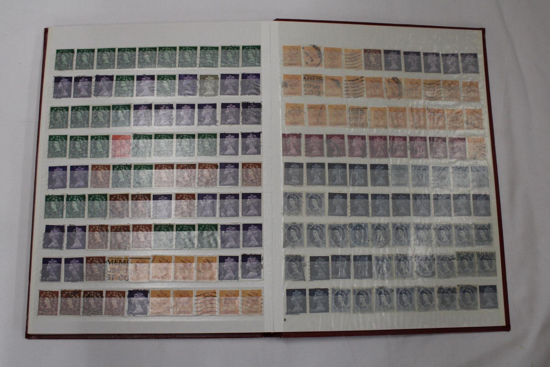 TWO FULL ALBUMS OF BRITISH STAMPS - Image 5 of 6