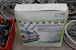 A BOXED ELEVATOR HOLLYWOOD BIKE RACK