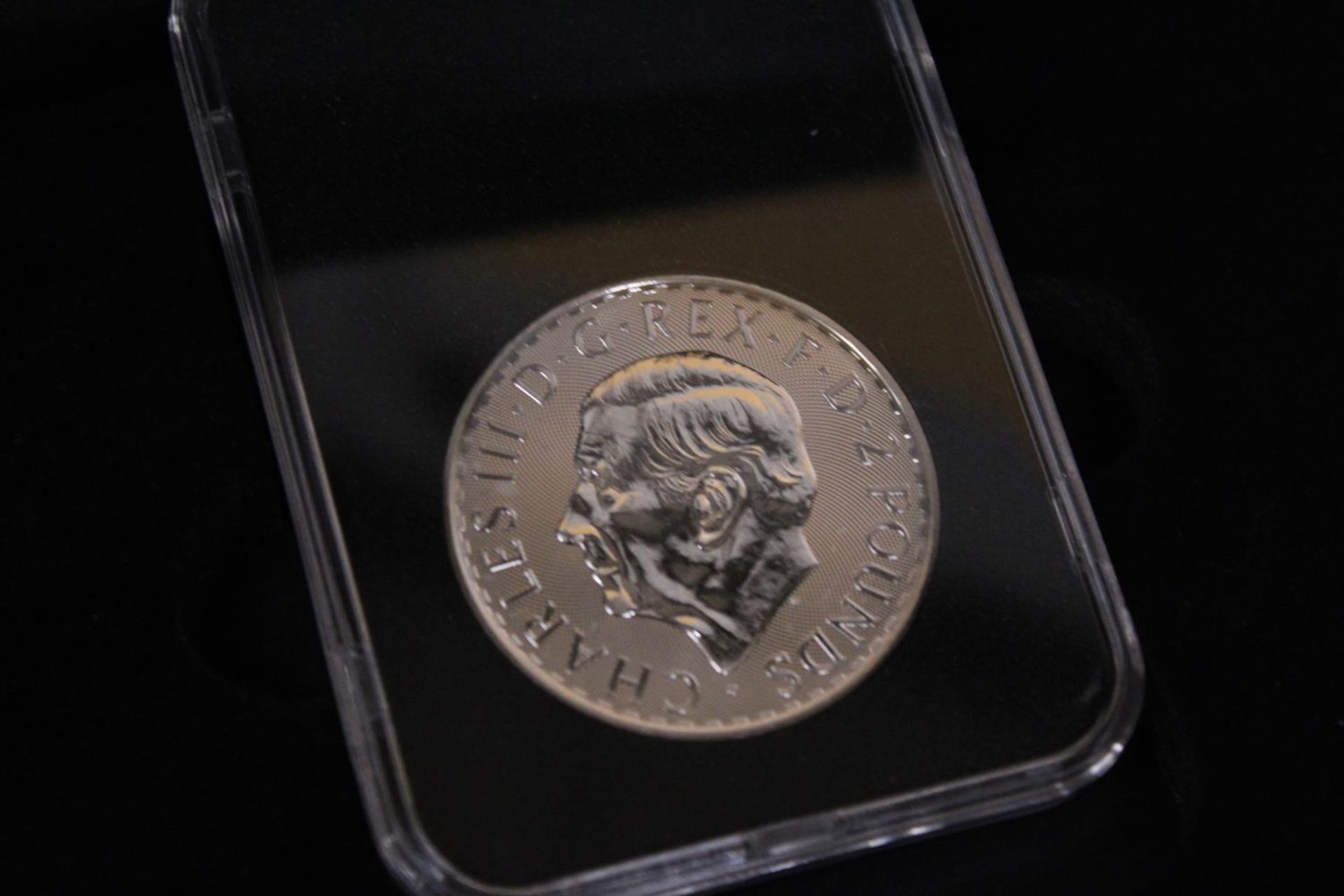 THE 2023 KC 111 , SILVER BRITANNIA £2 COIN , BOXED WITH COA . - Image 3 of 4