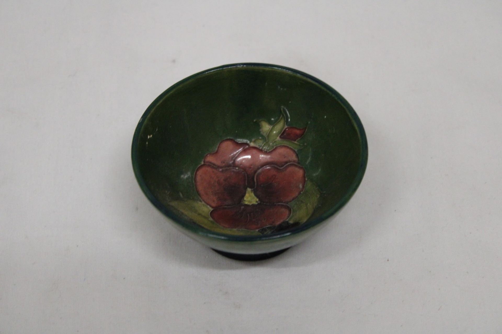 A SMALL FOOTED MOORCROFT BOWL