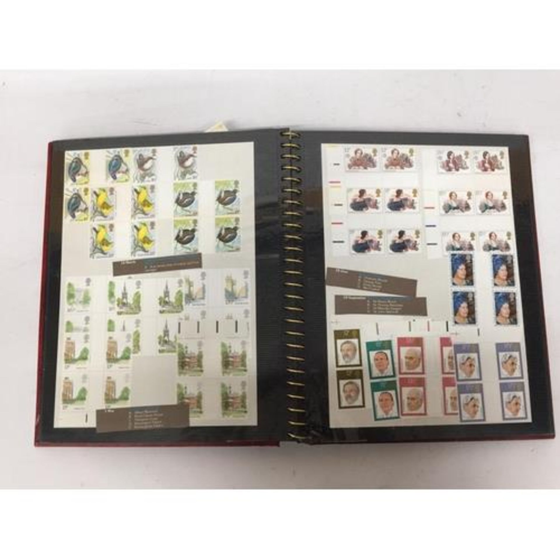 A STAMP ALBUM CONTAINING A LARGE QUANTITY OF BRITISH MINT STAMPS - Image 2 of 3