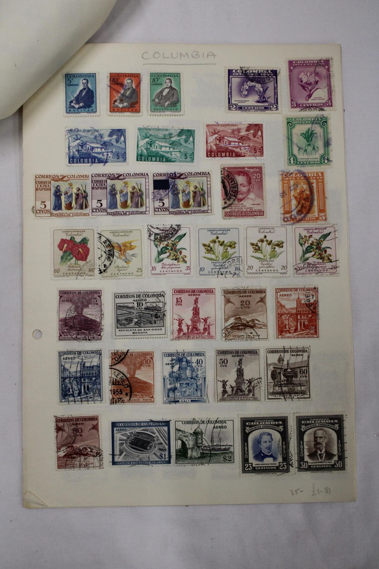 A QUANTITY OF COLUMBIAN STAMPS - Image 3 of 3