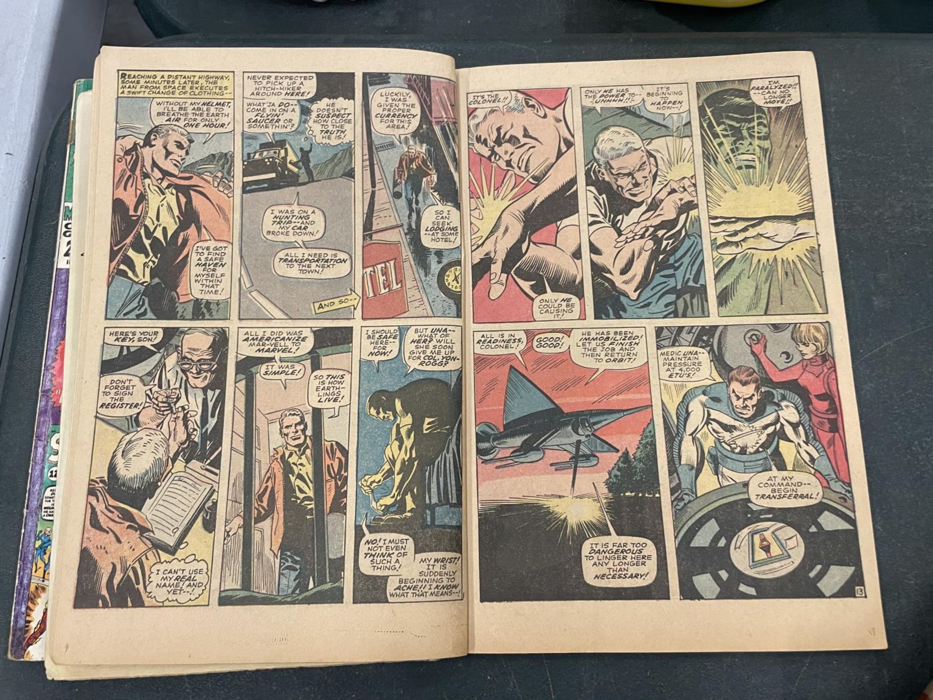 TWO VINTAGE CAPTAIN MARVEL COMICS TO INCLUDE A MARVEL TALES - Image 3 of 5