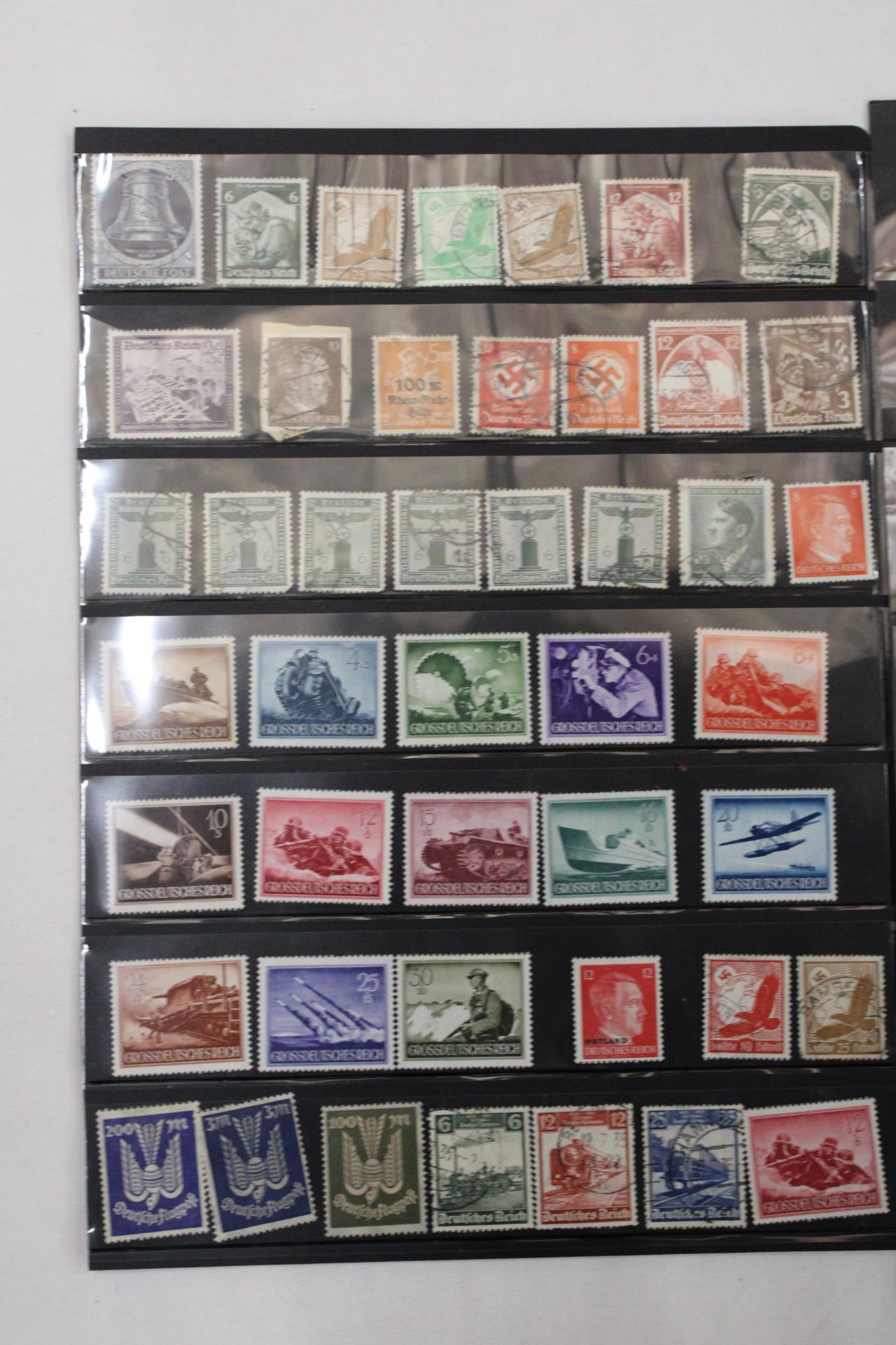 A COLLECTION OF GERMAN 3RD RANK HITLER STAMPS (2 PAGES) - Image 3 of 4
