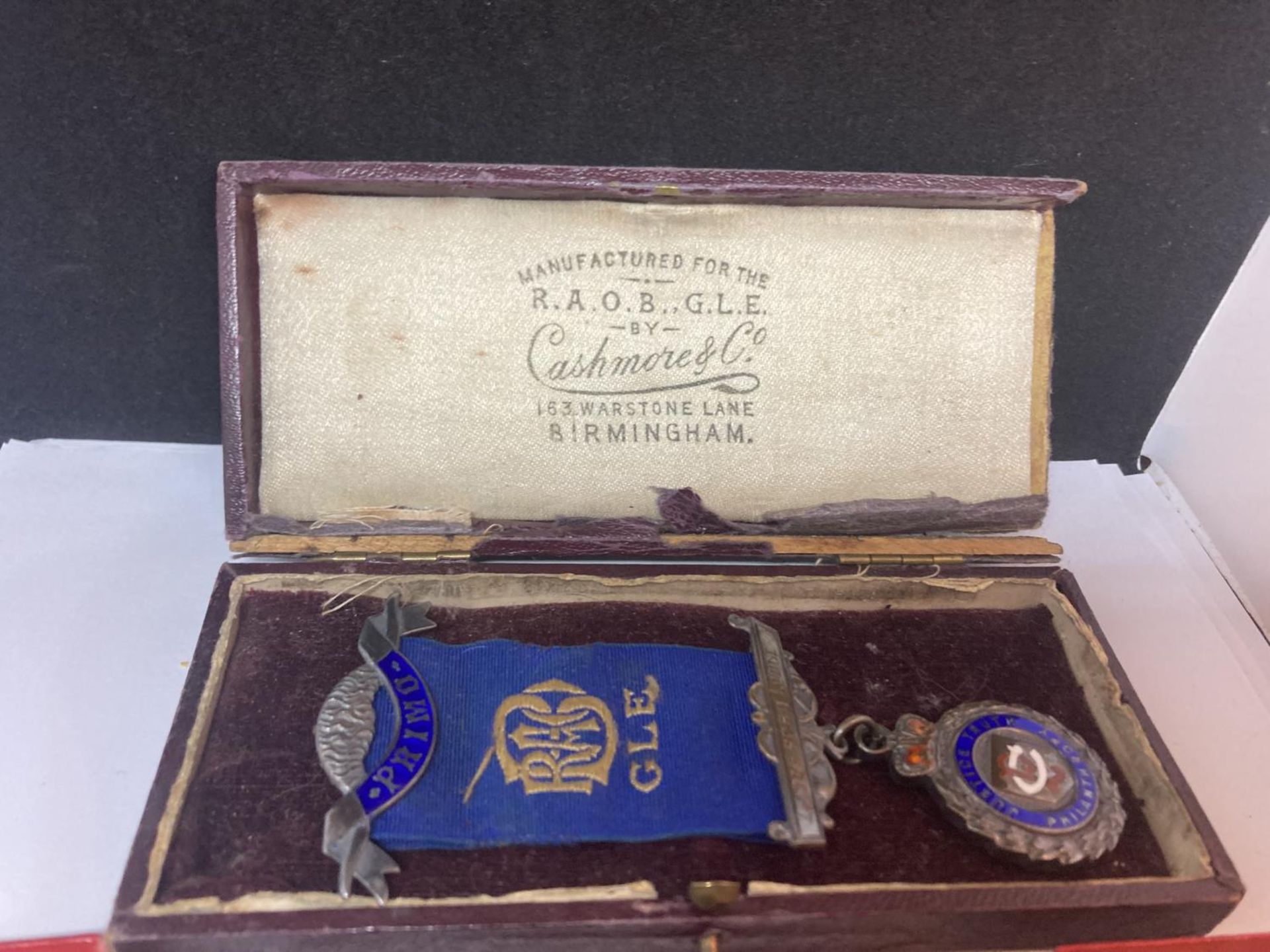 SIX BOXED HALLMARKED SILVER MEDALS TO INCLUDE FIVE FOR ATHLETICS AND A MASONIC - Bild 2 aus 7
