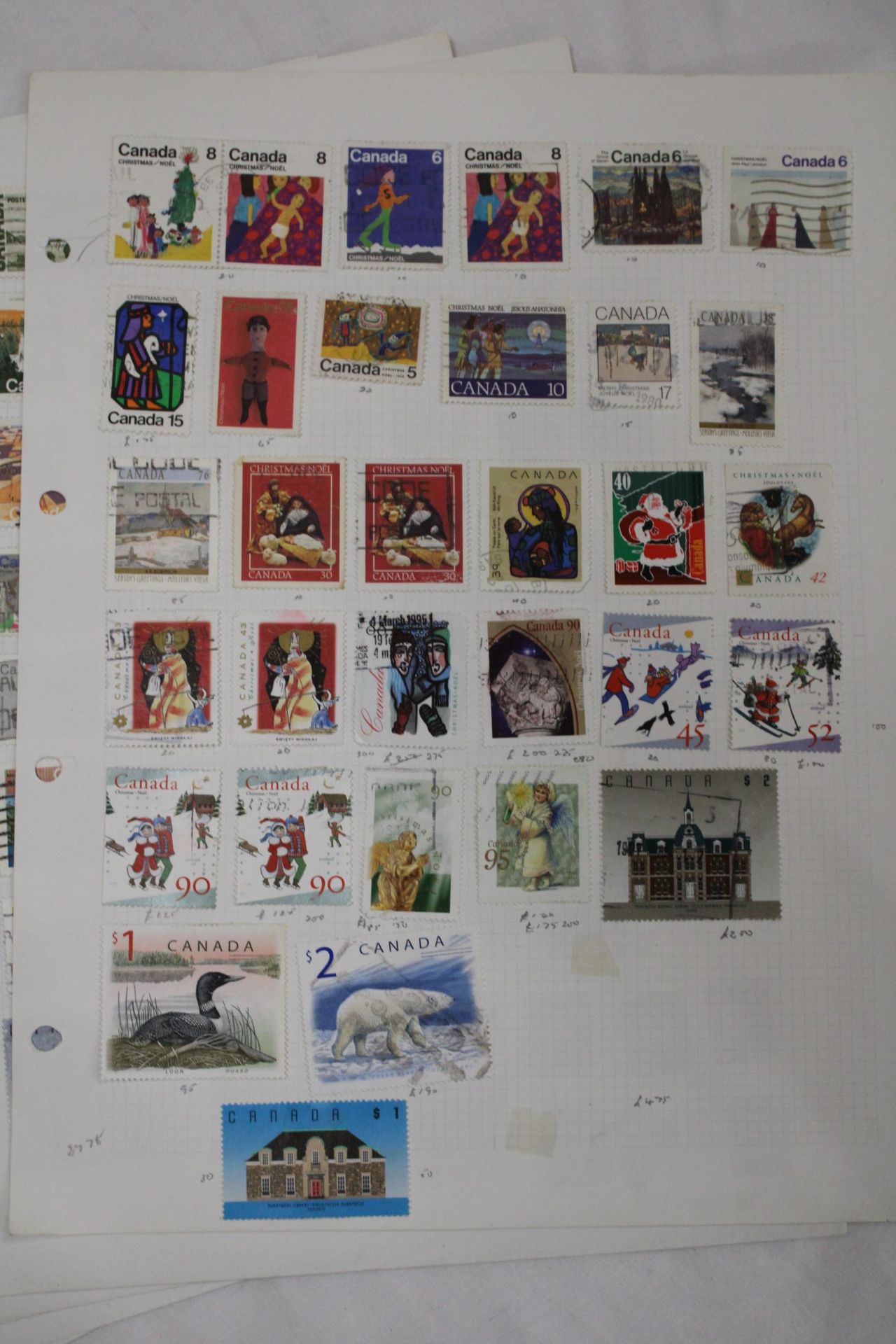 A COLLECTION OF CANADIAN STAMPS - Image 2 of 5