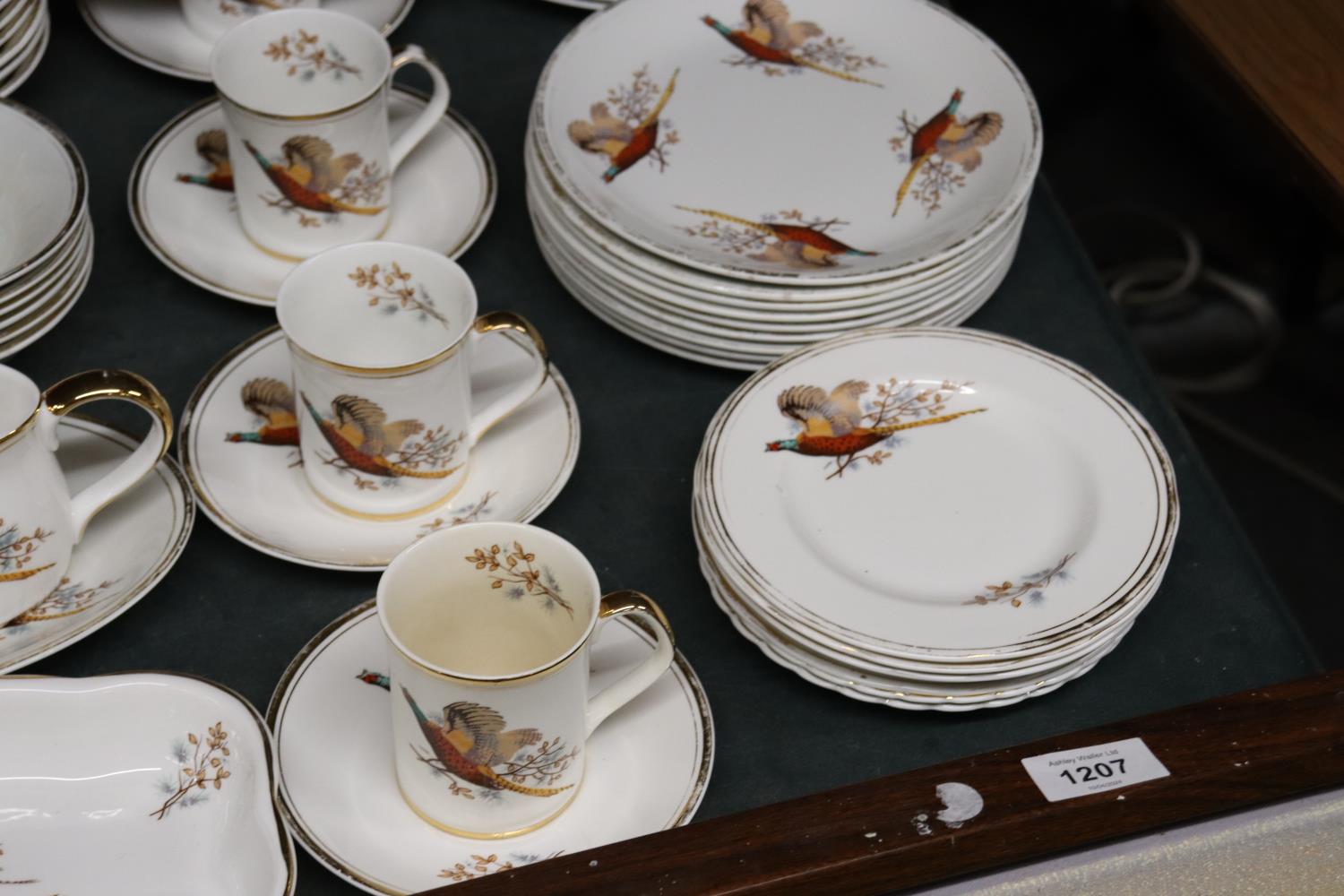 A PART STAFFORDSHIRE, 'SHERIDAN' CHINA DINNER SERVICE WITH PHEASANT DESIGN TO INCLUDE VARIOUS - Image 5 of 6