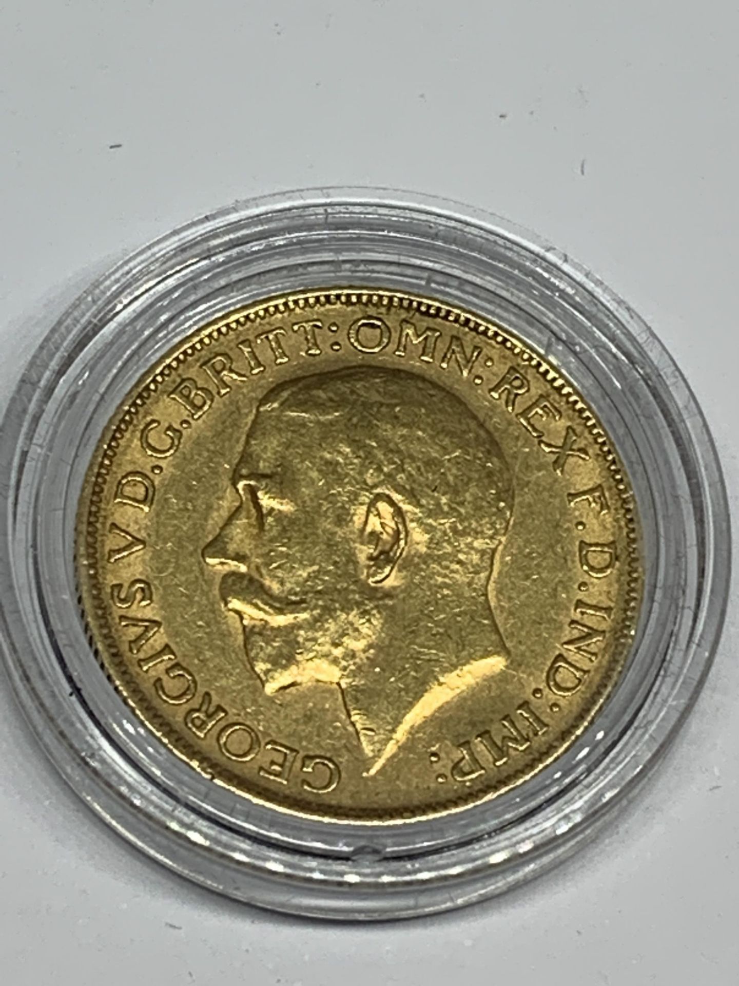 AN 1918 GOLD SOVEREIGN GEORGE V PERTH MINT - Bild 2 aus 2