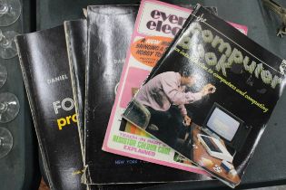 FIVE VINTAGE COMPUTER MANUALS