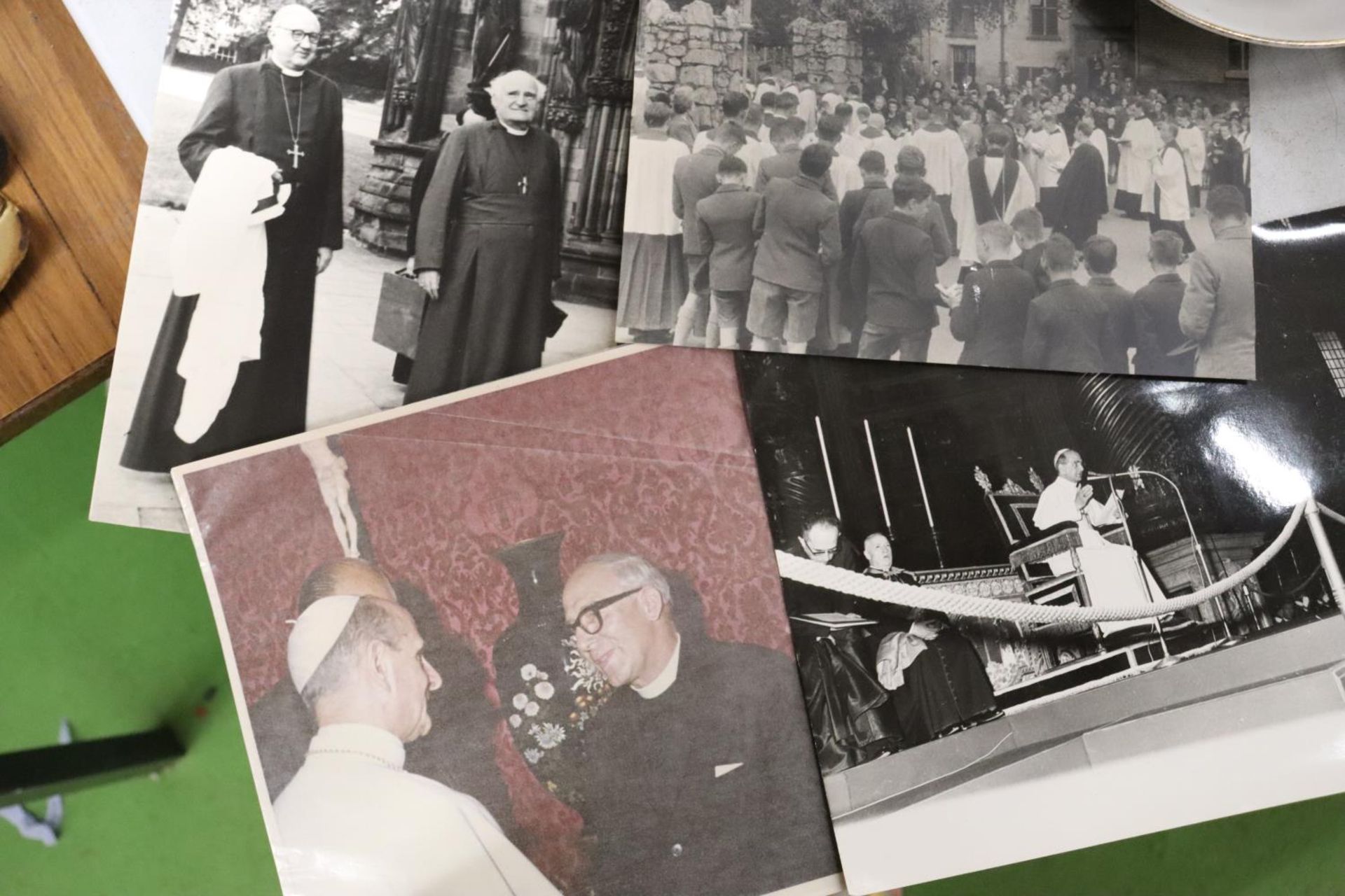 A COLLECTION OF PREVIOUSLY UNSEEN PHOTOS OF POPES, ARCHBISHOP OF CANTERBURY, ETC., - Image 4 of 5