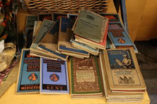 A COLLECTION OF VINTAGE ROAD MAPS TO INCLUDE ORDNANCE SURVEY AND BARTHOLOMEW'S