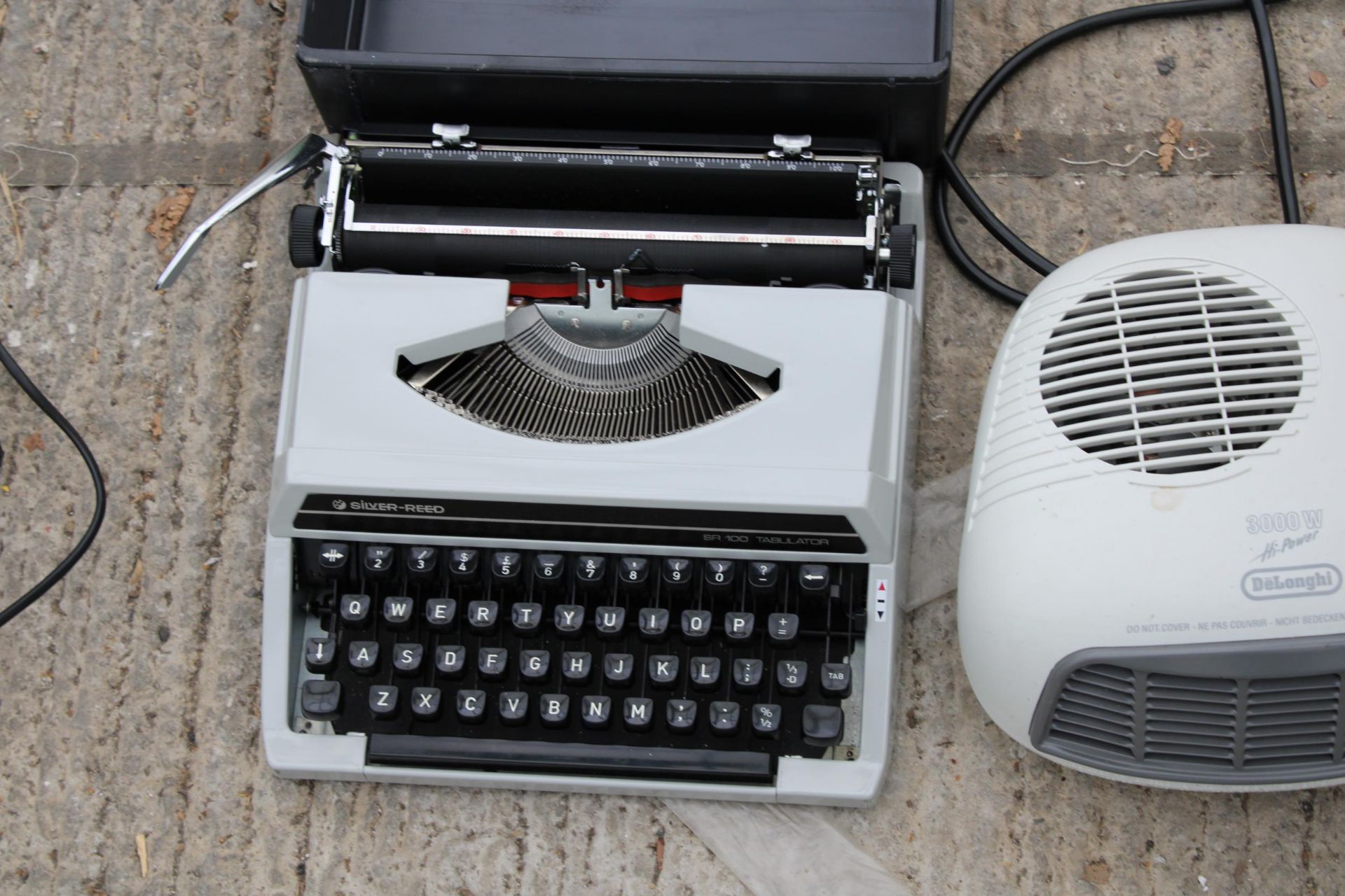 A TYPEWRITER AND A HEATER - Image 2 of 2
