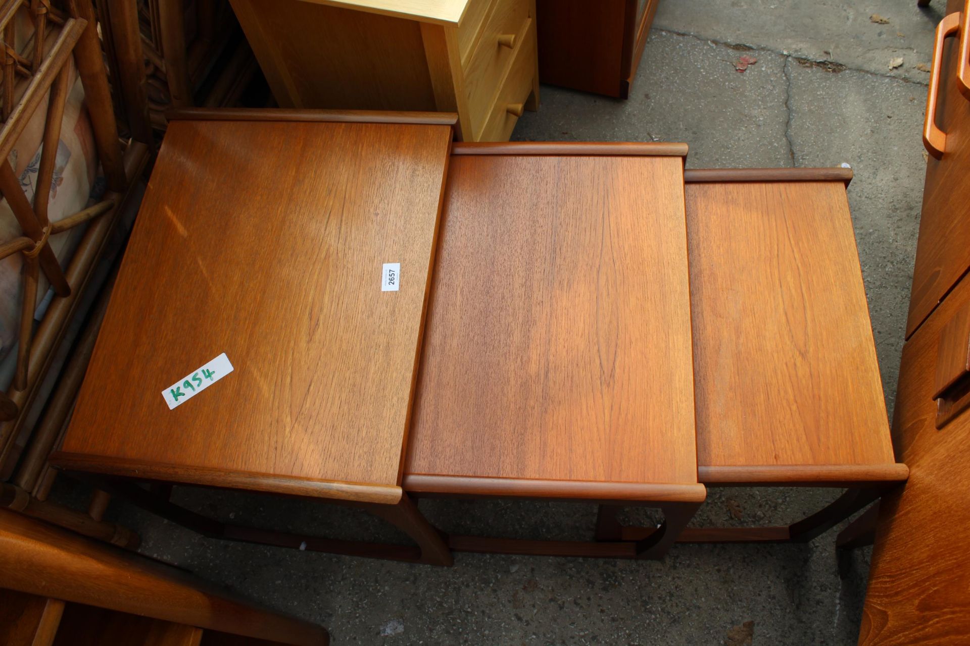 A RETRO TEAK NEST OF THREE G PLAN TABLES - Image 3 of 4