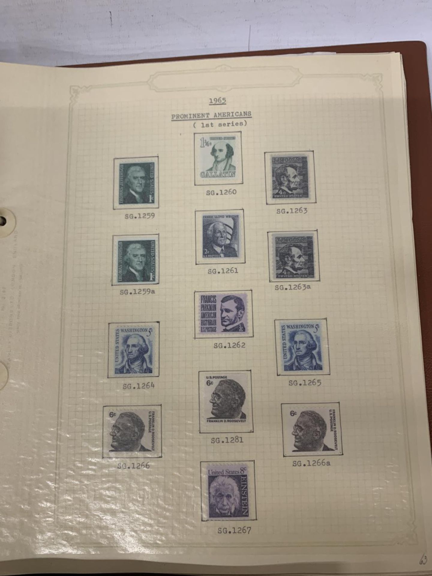 TWO FOLDERS OF AMERICAN STAMPS 1890-1978 AND A FURTHER FOLDER OF POST OFFICE SPECIAL EDITIONS - Image 5 of 7