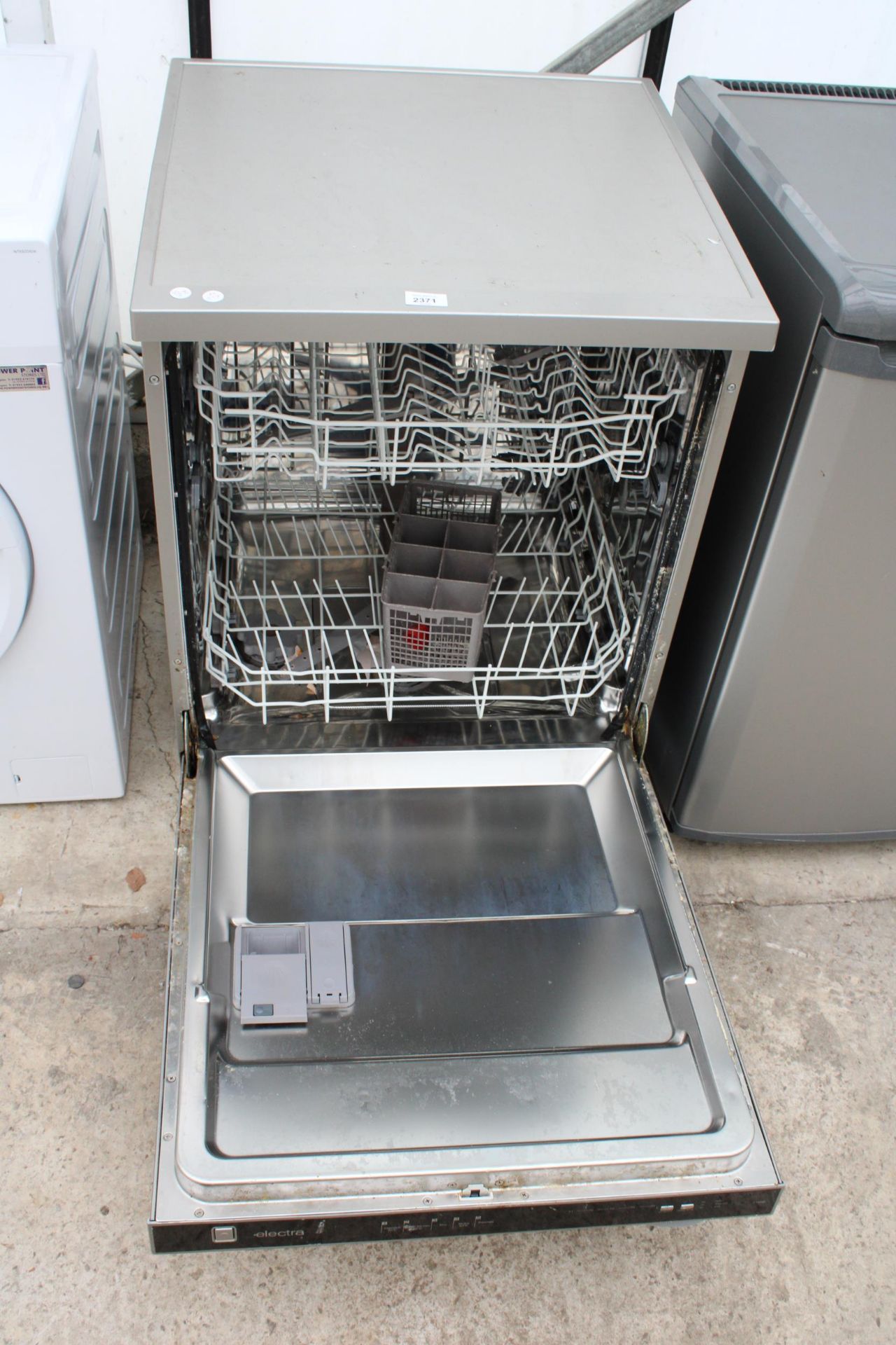 A SILVER ELECTRA DISH WASHER - Image 2 of 2