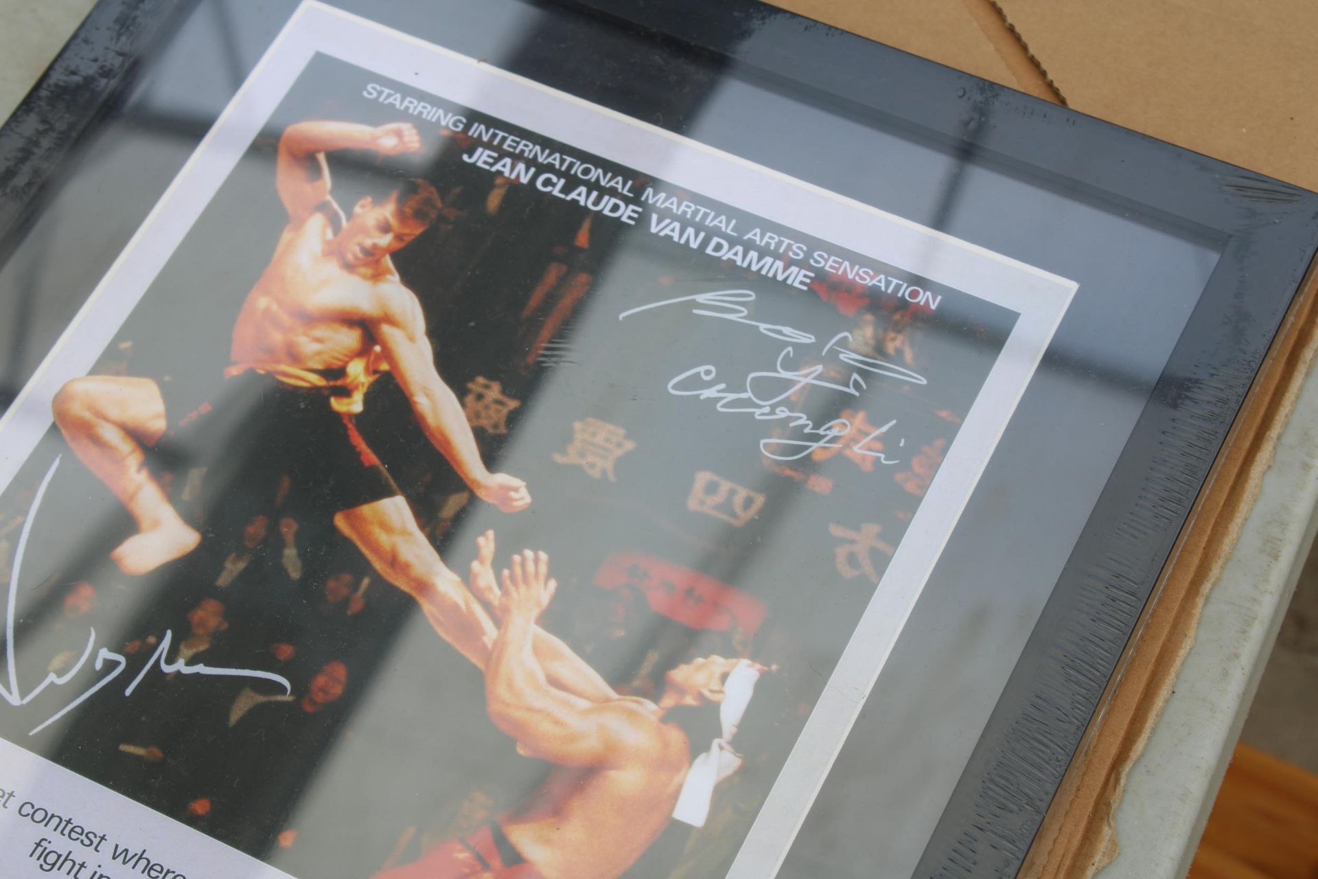 AN AS NEW FRAMED BLOODSPORT PRINT - Image 2 of 2