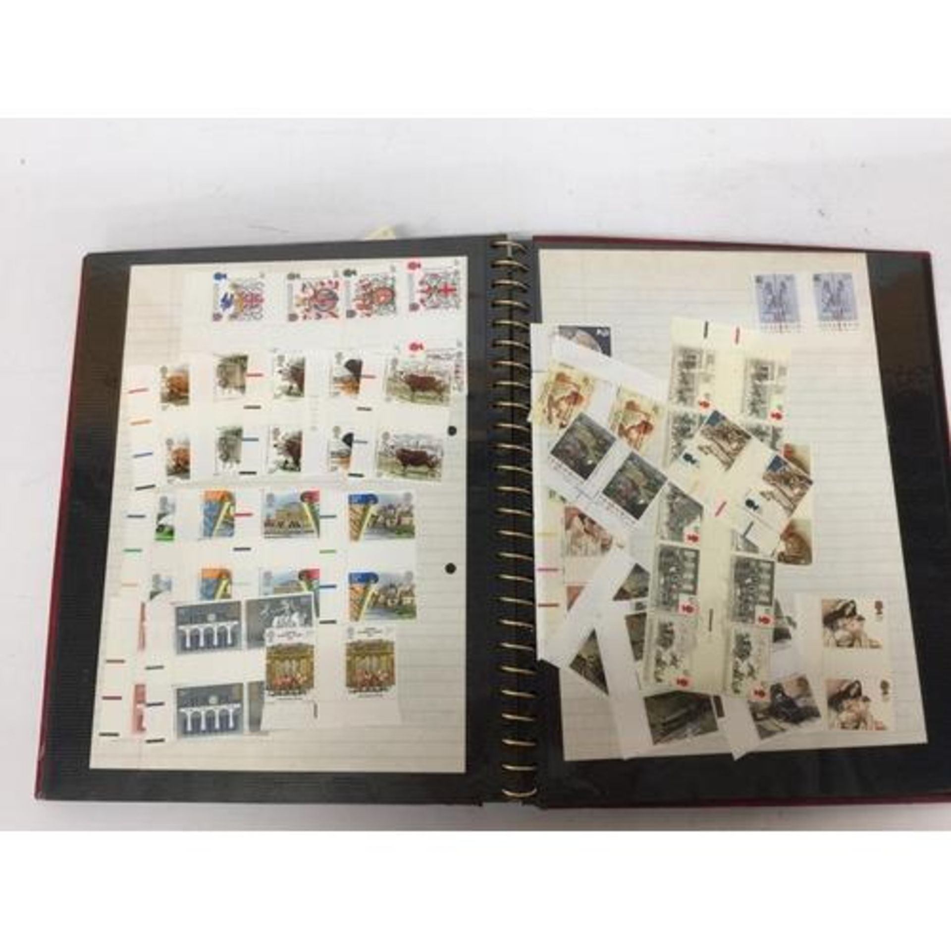 A STAMP ALBUM CONTAINING A LARGE QUANTITY OF BRITISH MINT STAMPS - Image 3 of 3