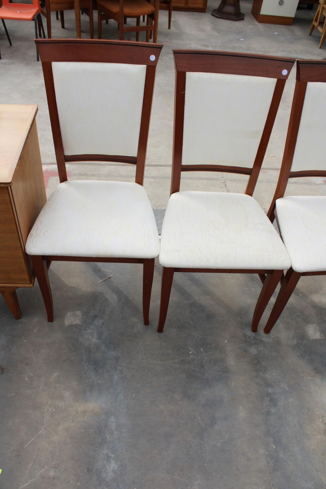 A SET OF MODERN GPLAN UPHOLSTERED DINING CHAIRS - Image 2 of 2