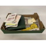 A LARGE BOXED ASSORTMENT OF STAMPS