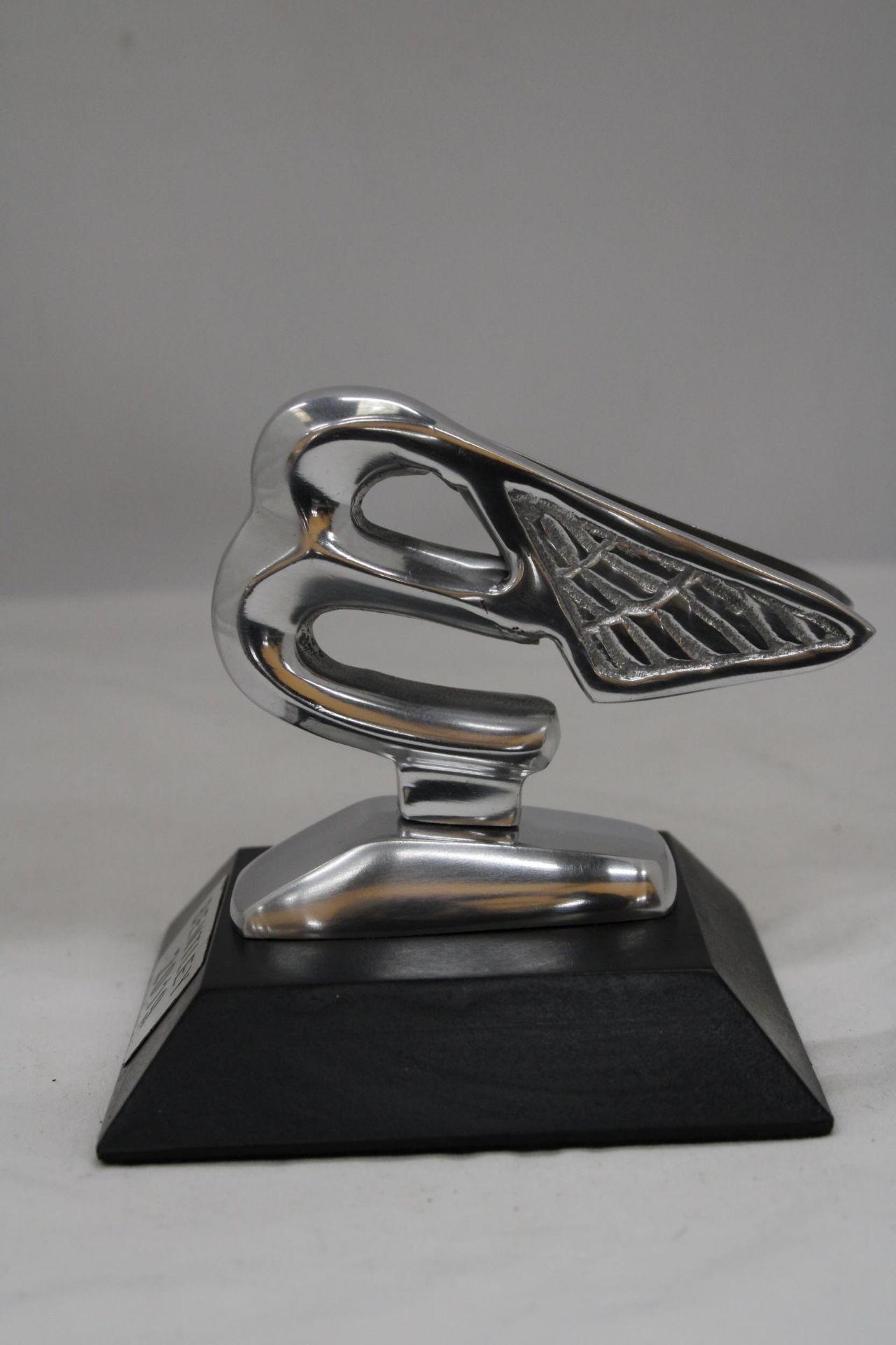 A 2019, CHROME BENTLEY 'B' ON A BASE, HEIGHT APPROX 13CM - Image 4 of 5