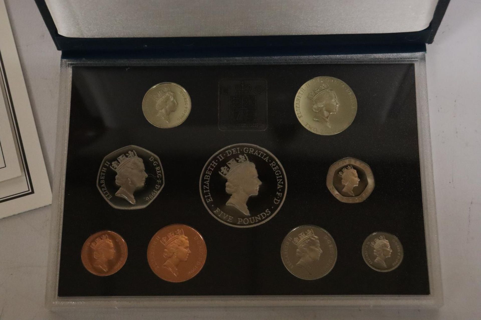 THE ROYAL MINT 1996 PROOF COIN COLLECTION WITH COA - Image 2 of 3