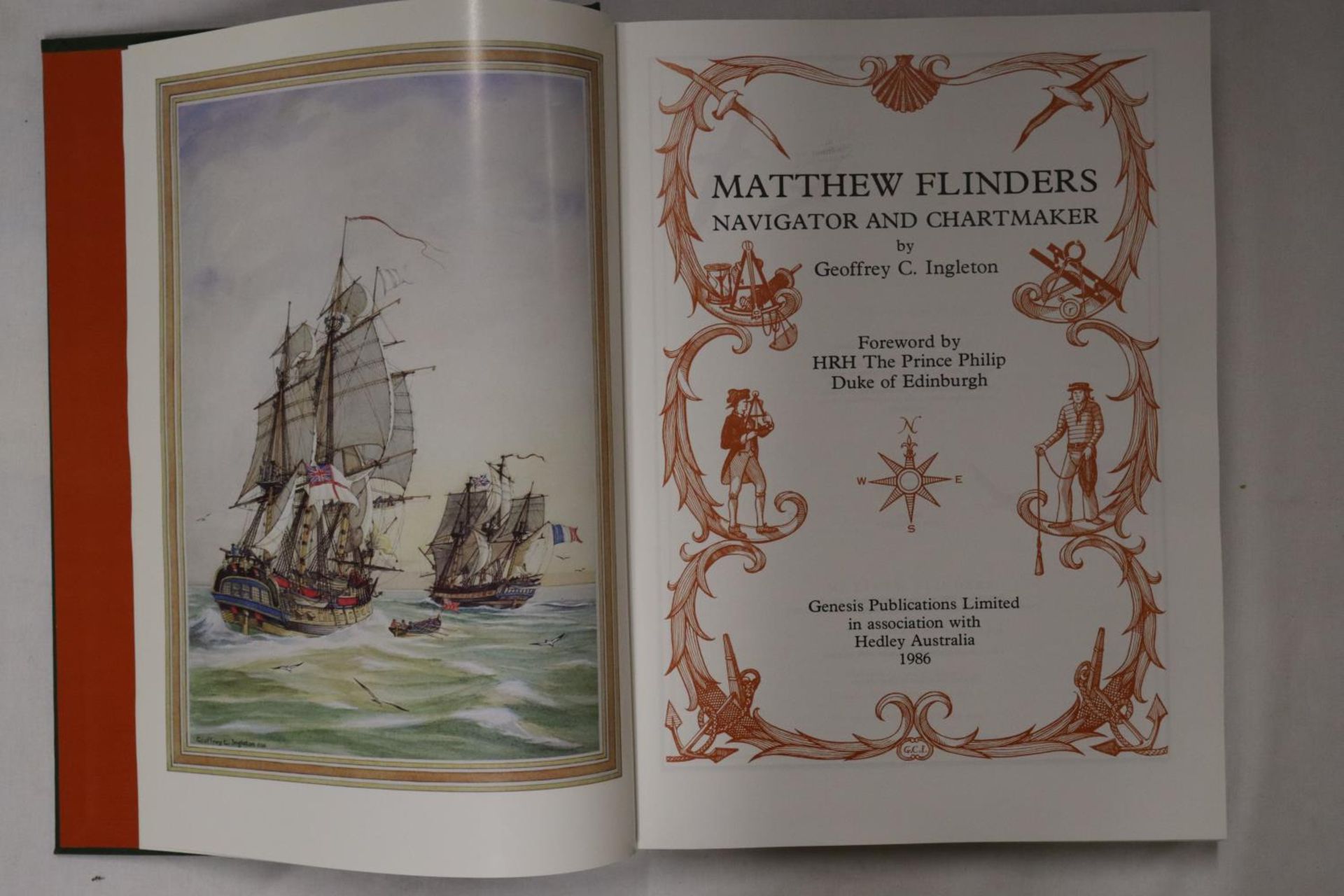 MATTHEW FLINDERS NAVIGATION AND CHART MAKER BY GEOFREY C.INGLETON, GENESIS PUBLICATION 1986, - Image 2 of 7