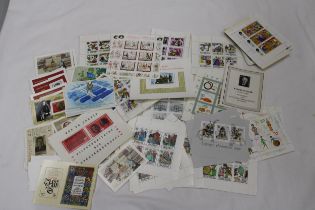 A COLLECTION OF MINIATURE STREET STAMPS