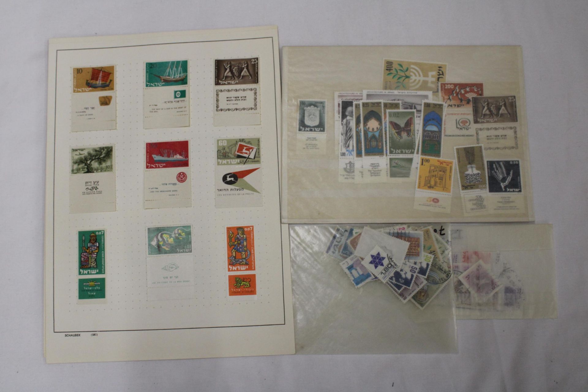 A COLLECTION OF ISRAELI STAMPS - Bild 2 aus 4