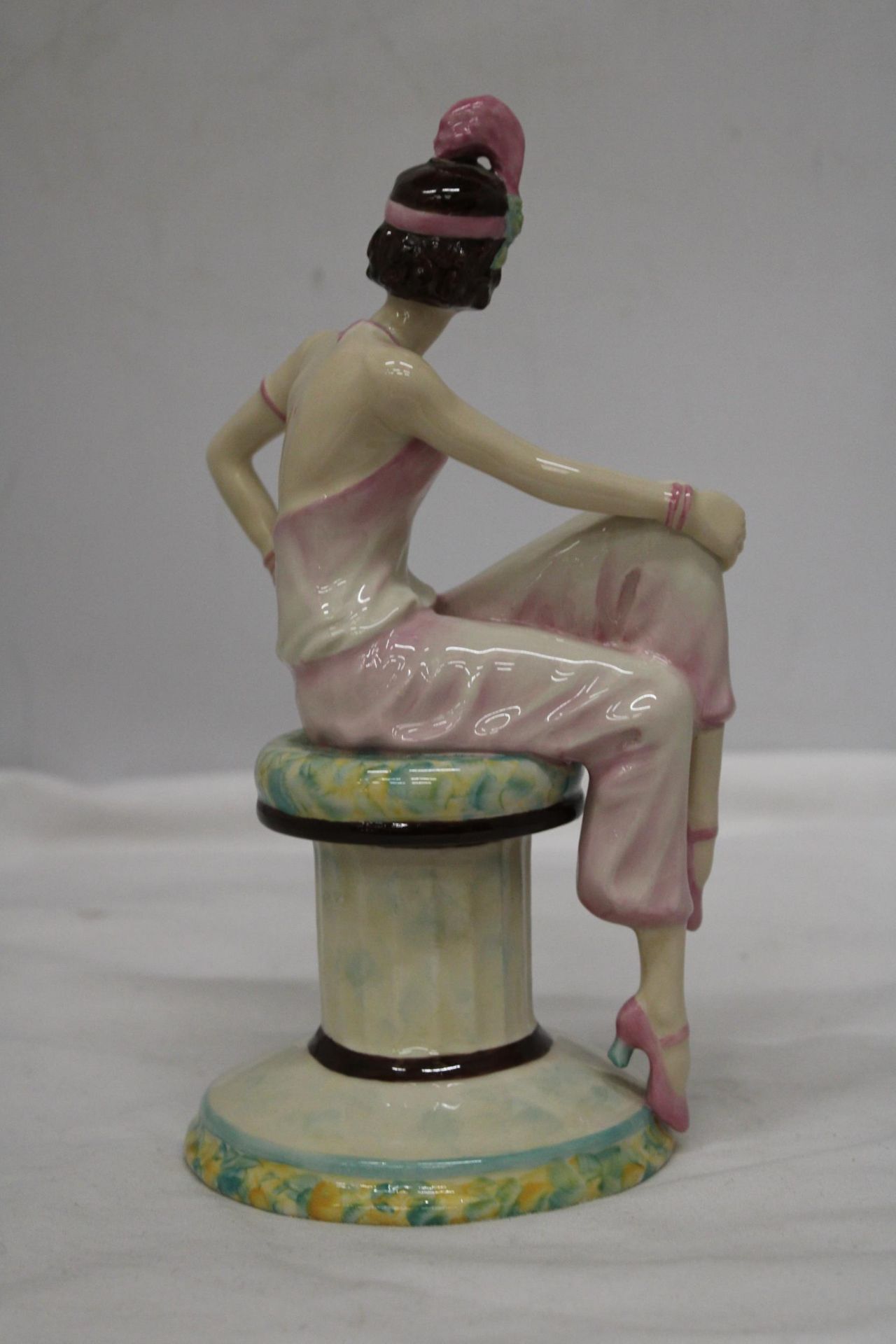 A LIMITED EDITIONM PEGGY DAVIS 'DANIELLE' FIGURINE (SIGNED IN GOLD) - Image 4 of 5
