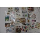 A COLLECTION OF STAMPS ON MINIATURE SHEETS