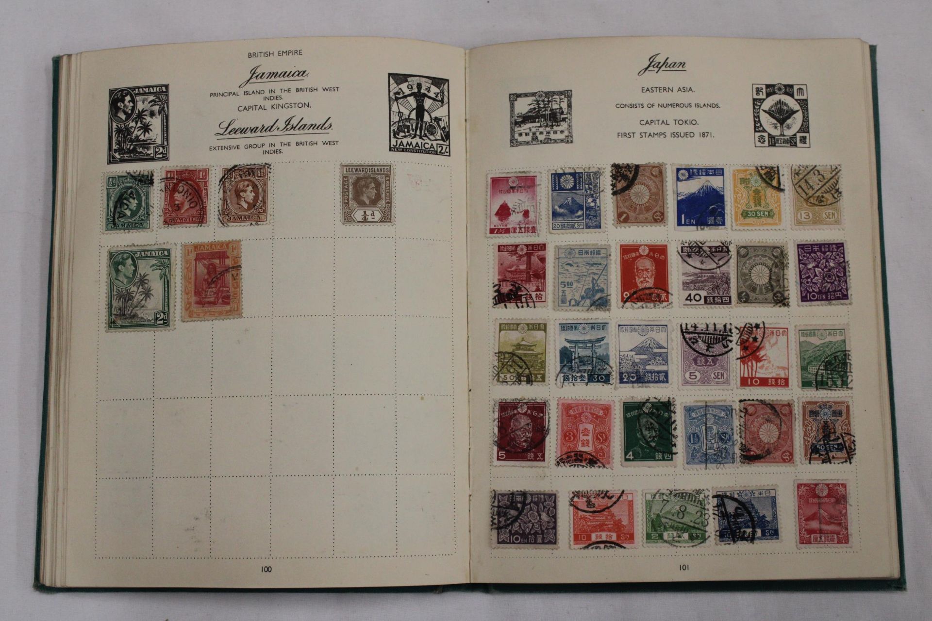 A STAMP ALBUM CONTAINING STAMPS FROM AROUND THE WORLD - Image 3 of 5