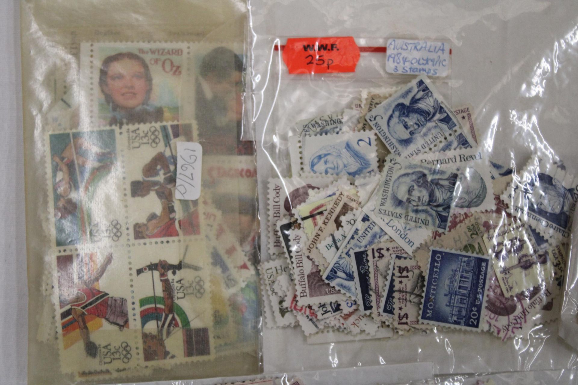 A QUANTITY OF STAMPS FROM THE USA IN PACKETS - Image 3 of 6