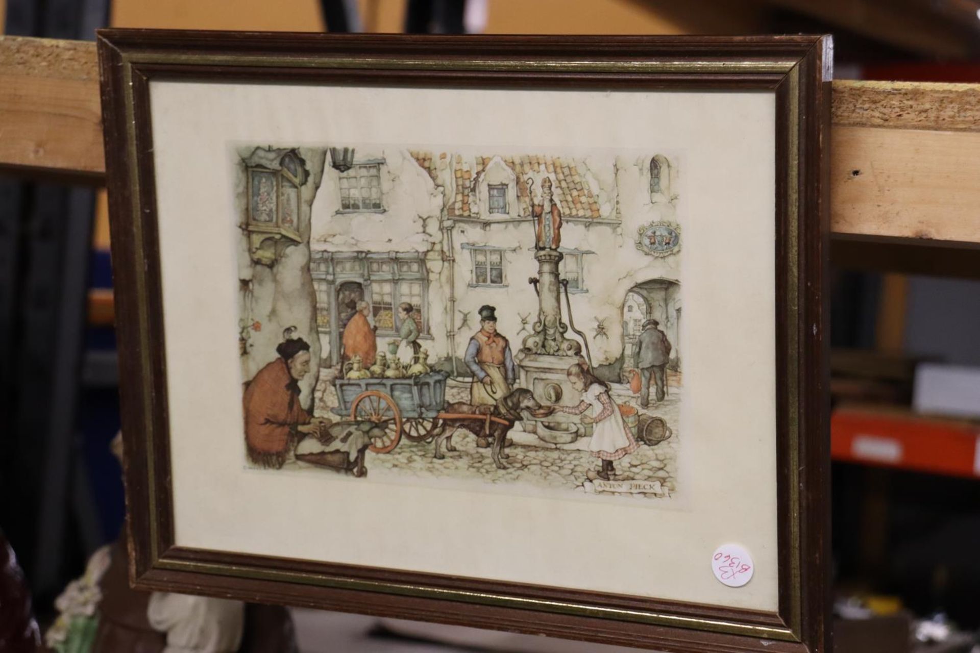 THREE VINTAGE STYLE ANTON PIECK PRINTS, FRAMED - Image 2 of 4