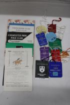 A QUANTITY OF CRICKET AND POLO EPHEMERA