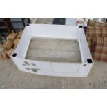 A LARGE PLASTIC DOG WHELPING BOX